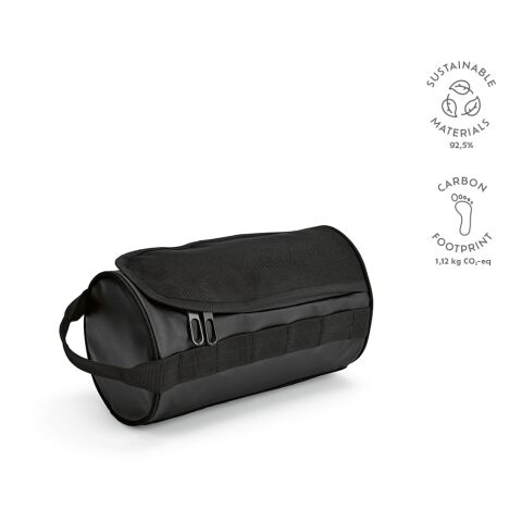 Trousse de toilette Riga rPET Noir | sans marquage