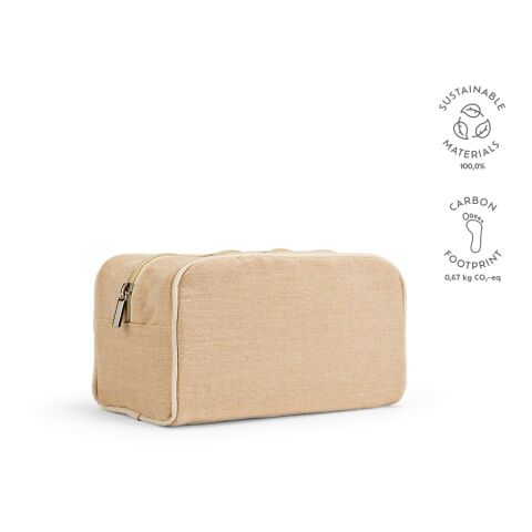 Trousse de toilette Rio Juco 260 gsm Beige | sans marquage