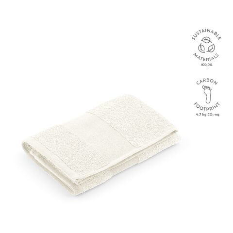 Serviette de bain Donatello L en coton recyclé 370 g/m² EU Blanc | sans marquage