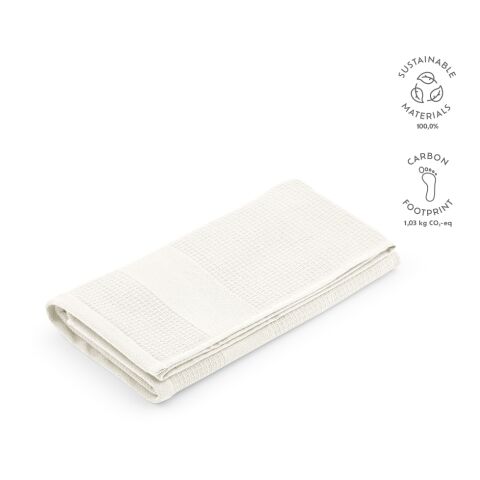 Serviette de bain Boticelli S Coton recyclé 500 g/m² UE Blanc | sans marquage