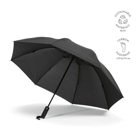 Guarda-Chuva Presley 23&quot; rPET Noir | sans marquage
