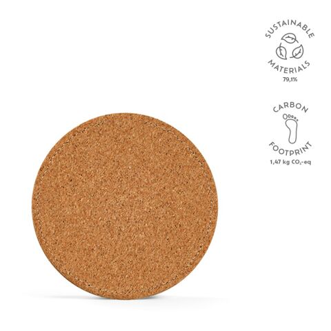 Chargeur sans fil Descartes en Liège 15W Beige | sans marquage
