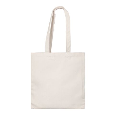 Sac en toile de 38 x 42 cm avec grandes anses beige | sans marquage | sans marquage