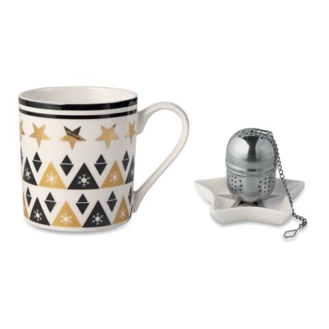 Tasse, soucoupe et infuseur