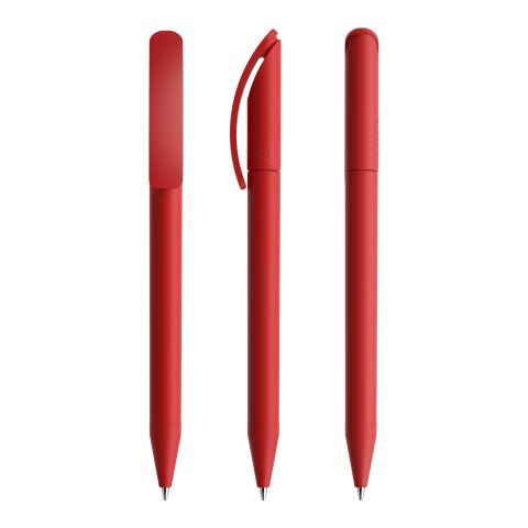 Prodir DS3 stylo à bille twist Soft Touch rougefoncé | non disponible | sans marquage | sans marquage