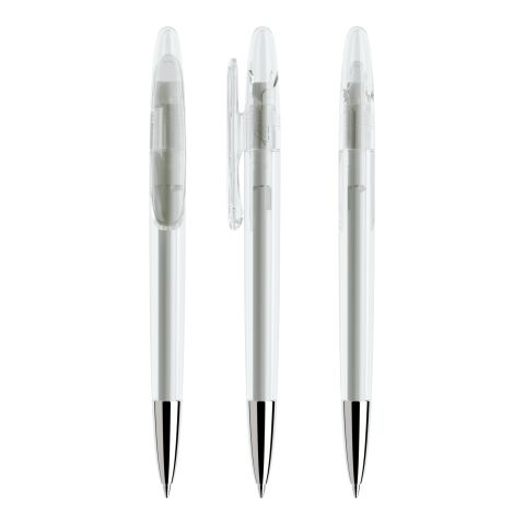 Prodir DS5 stylo à bille twist transparent transparent | non disponible | non disponible | sans marquage | Métal chromé