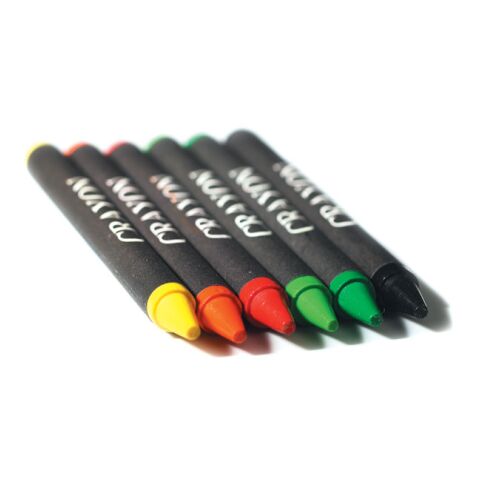 Etui 6 crayons cire