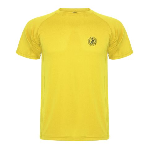 T-shirt sport Montecarlo à manches courtes pour enfant Standard | Jaune | 4 | sans marquage | non disponible | non disponible | non disponible