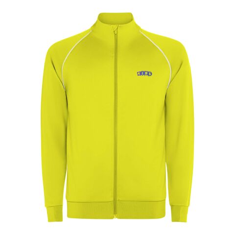 Sweat-shirt pour enfant Valier à fermeture éclair intégrale Fluor Yellow | 12