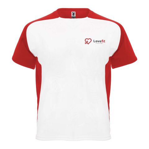 T-shirt de sport Bugatti à manches courtes pour enfant Standard | Blanc-Rouge | 12 | sans marquage | non disponible | non disponible | non disponible