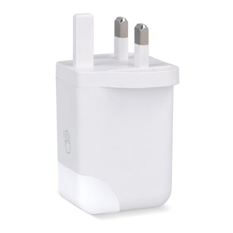 Adaptateur secteur Xoopar ICE-G 65 W GaN avec prise britannique Blanc | sans marquage | non disponible | non disponible