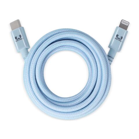 2ULC200 | Câble Fresh &#039;n Rebel USB-C vers Apple Lightning 2.0m Bleu / Blanc | sans marquage