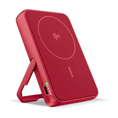 Fresh 'n Rebel Batterie externe sans fil 10000 mAh compatible MagSafe Rouge / blanc | sans marquage | non disponible | non disponible