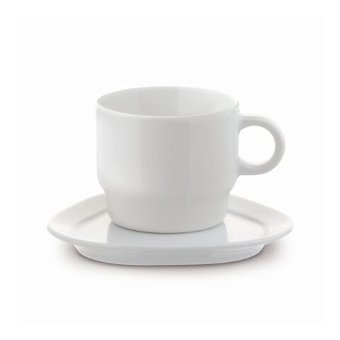 Tasse et soucoupe triangulaire Satellite 180ml