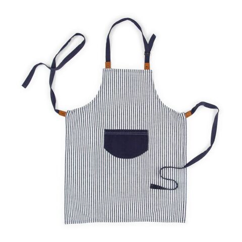 Tablier Lord Nelson Victory à rayures Bleu foncé-Blanc | sans marquage | non disponible | non disponible