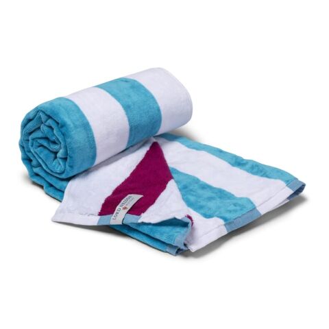 Serviette de plage Lord Nelson 80x160 cm Blanc-Bleu clair | sans marquage