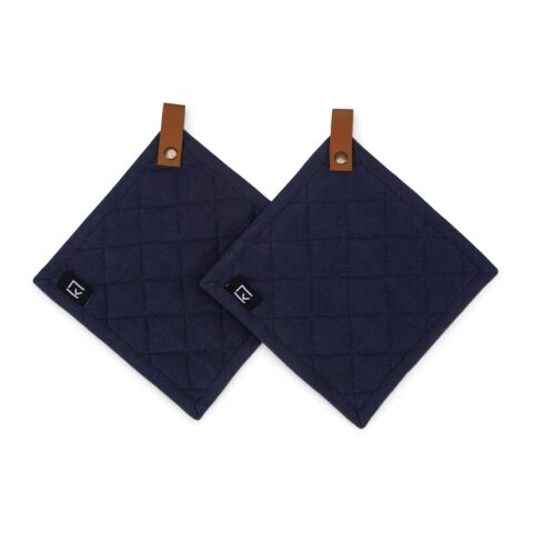 Kosta Linnewäfveri Porte-pot 2-pack Bleu / Blanc | sans marquage