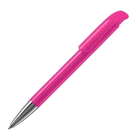 Stylo bille Atlas, couleurs opaques et pointe métal Rose | Sérigraphie 1 couleur | à 270 degrés du clip | 50 mm x 25 mm | non disponible
