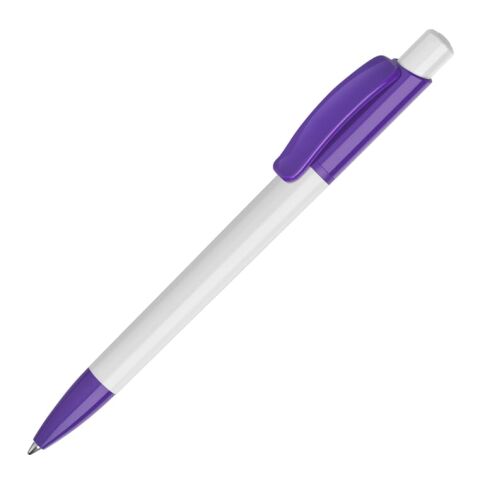 Stylo Kamal opaque Blanc-Transparent Pourple | sans marquage | non disponible | non disponible | non disponible
