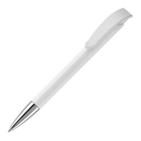 Apollo pointe métal Blanc | Sérigraphie 1 couleur | à 90 degrés du clip | 45 mm x 25 mm | non disponible