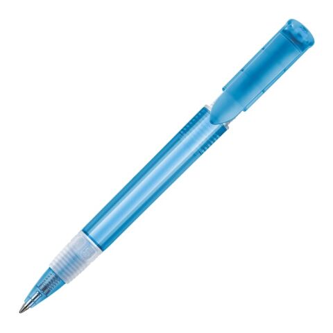 Stylo S40 Grip transparent Bleu / Blanc-Bleu / Blanc | sans marquage | non disponible | non disponible | non disponible