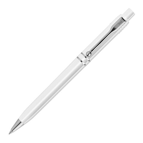 Stylo Raja Chrome opaque Blanc | sans marquage | non disponible | non disponible | non disponible