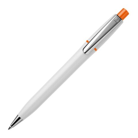 Stylo Semyr Chrome opaque Blanc-Orange | sans marquage | non disponible | non disponible | non disponible