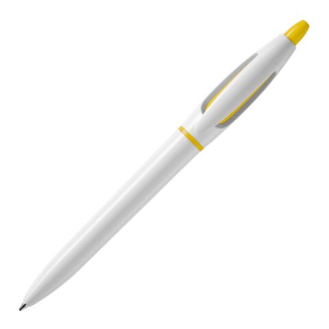 Stylo S! opaque Blanc-Jaune | sans marquage | non disponible | non disponible | non disponible