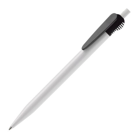Stylo Cosmo Opaque Blanc-Noir | Sérigraphie 1 couleur | à 180 degrés du clip | 50 mm x 25 mm | non disponible