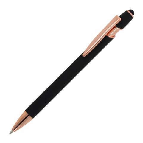 Stylo-bille Paris Deluxe métal caoutchouté Noir | sans marquage | non disponible | non disponible | non disponible