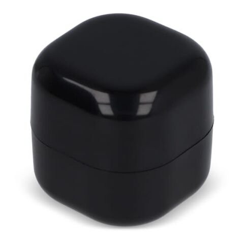 Baume à lèvres cubique en ABS recyclé Noir | sans marquage | non disponible | non disponible