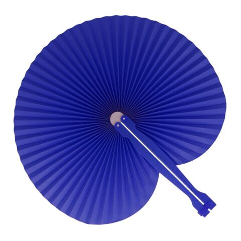 Mini éventail pliable Bleu / Blanc | sans marquage | non disponible | non disponible
