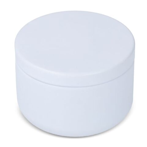 Bougie Asana non parfumée à base de plantes dans une boîte recyclée