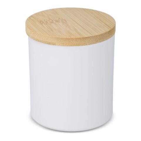 Bougie végétale parfumée Bhakti dans un pot en aluminium recyclé