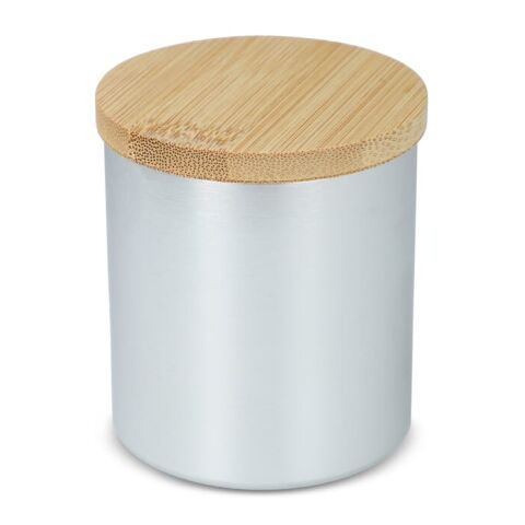 Bougie végétale parfumée Bhakti dans un pot en aluminium recyclé Argent | sans marquage | non disponible | non disponible