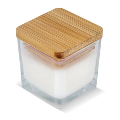 Bougie végétale Chakra dans un pot en verre