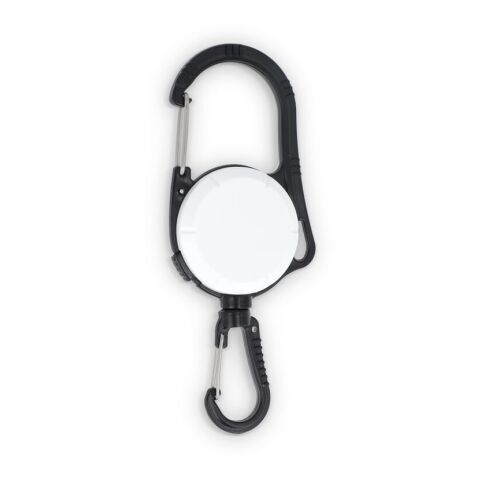 Porte-cartes à mousqueton double sens Blanc | sans marquage | non disponible | non disponible