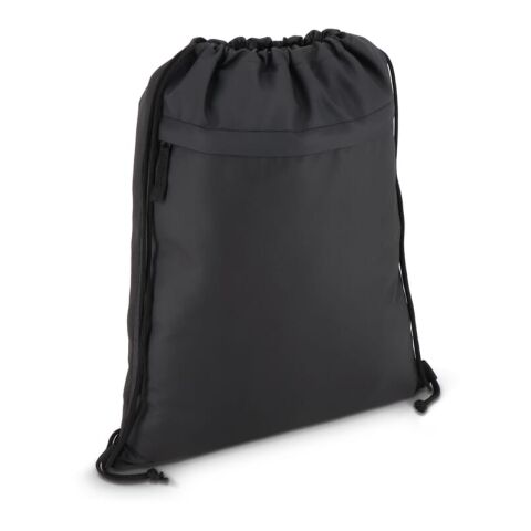 Sac à cordon en R-PET 600D enduit PU, dimensions 33 x 42 cm