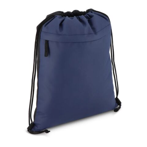Sac à cordon en R-PET 600D enduit PU, dimensions 33 x 42 cm