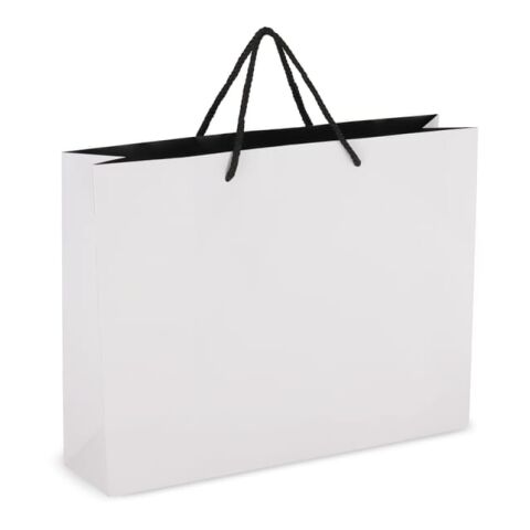 Sac cadeau en papier FSC 40 x 12 x 30cm 200g/m² Blanc | sans marquage