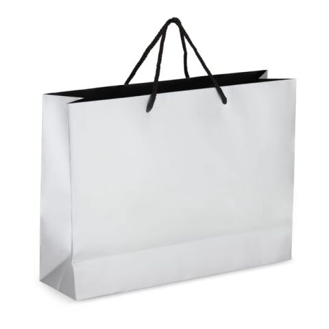 Sac cadeau en papier FSC 40 x 12 x 30cm 200g/m² Argent | sans marquage | non disponible | non disponible