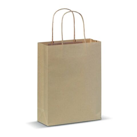 Sac papier anses torsadées 90g/m² 18x8x22cm