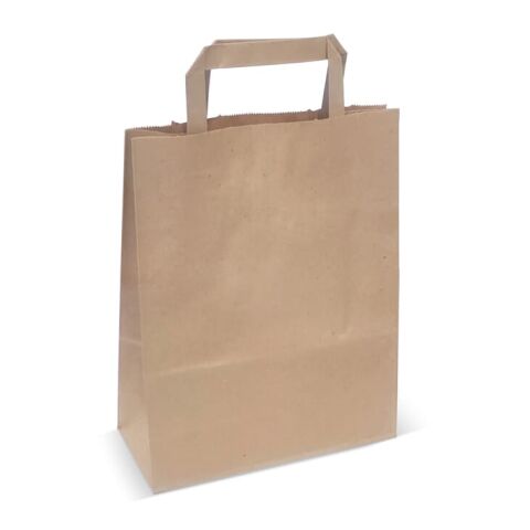 Sac en papier 70g/m² 28x10x22cm Marron | sans marquage | non disponible | non disponible | non disponible