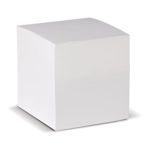 Bloc cube papier blanc 9x9x9cm Blanc | sans marquage | non disponible | non disponible | non disponible