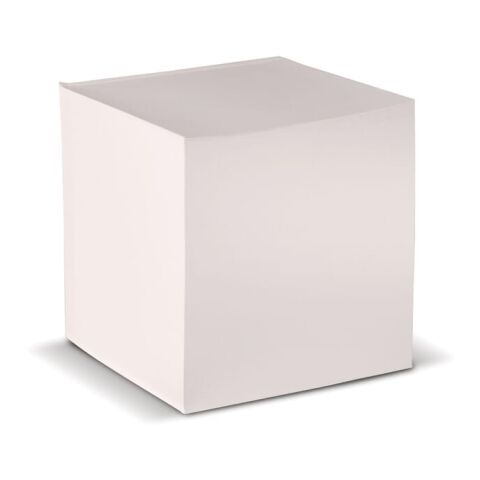 Bloc cube papier recyclé 10x10x10cm Blanc | sans marquage | non disponible | non disponible | non disponible