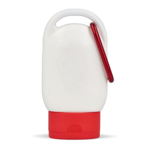 Lotion solaire avec mousqueton SPF30 en matériau recyclé