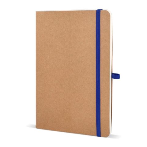 Cahier à couverture souple Papier kraft A5 Bleu / Blanc | sans marquage | non disponible | non disponible