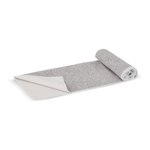 Serviette à séchage rapide R-PET 30x80cm sublimation Blanc-Gris | sans marquage | non disponible | non disponible