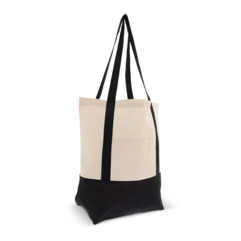 Sac à provisions en coton OEKO-TEX® 140g/m² 40x10x35cm Noir | sans marquage | non disponible | non disponible | non disponible