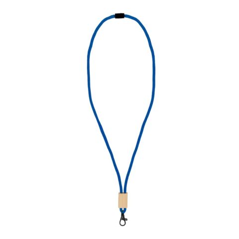 Lanyard paracorde R-PET Bleu / Blanc | sans marquage | non disponible | non disponible